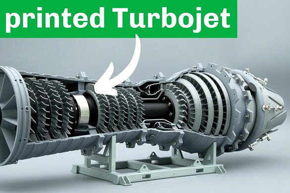 In Cina il primo mini turbojet stampato in 3D supera il test in volo