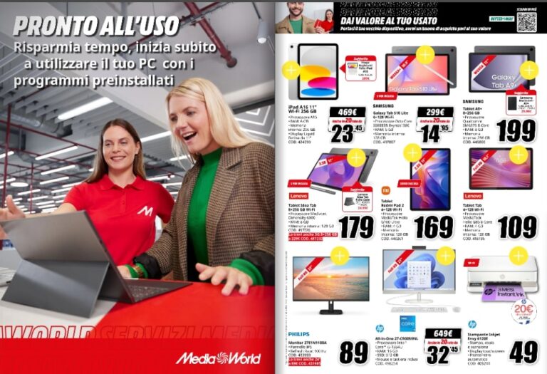 mediaworld - caratteristiche volantino mediaworld
