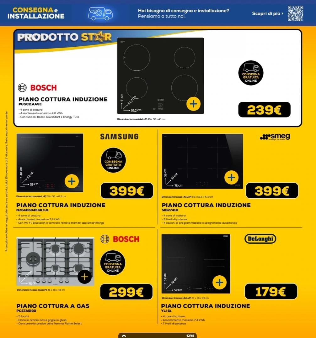 Screenshot volantino black friday euronics