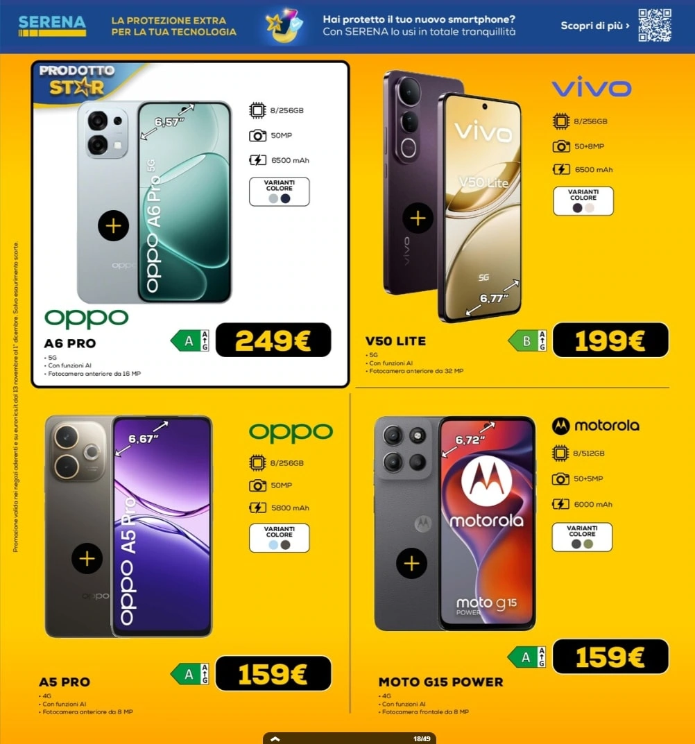 Screenshot volantino black friday euronics
