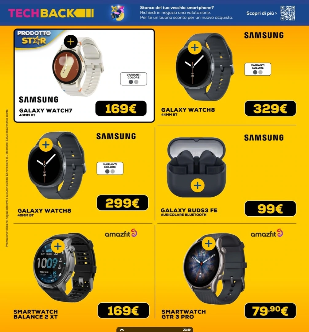 Screenshot volantino black friday euronics