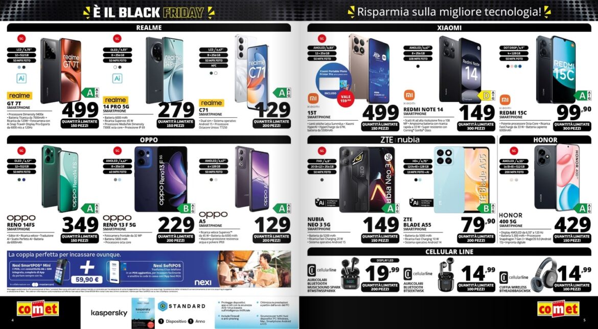 Screenshot comet black friday