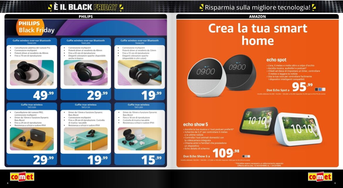 Screenshot comet black friday