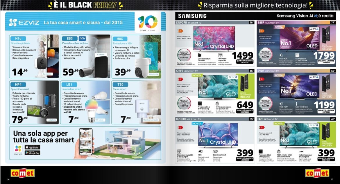 Screenshot comet black friday