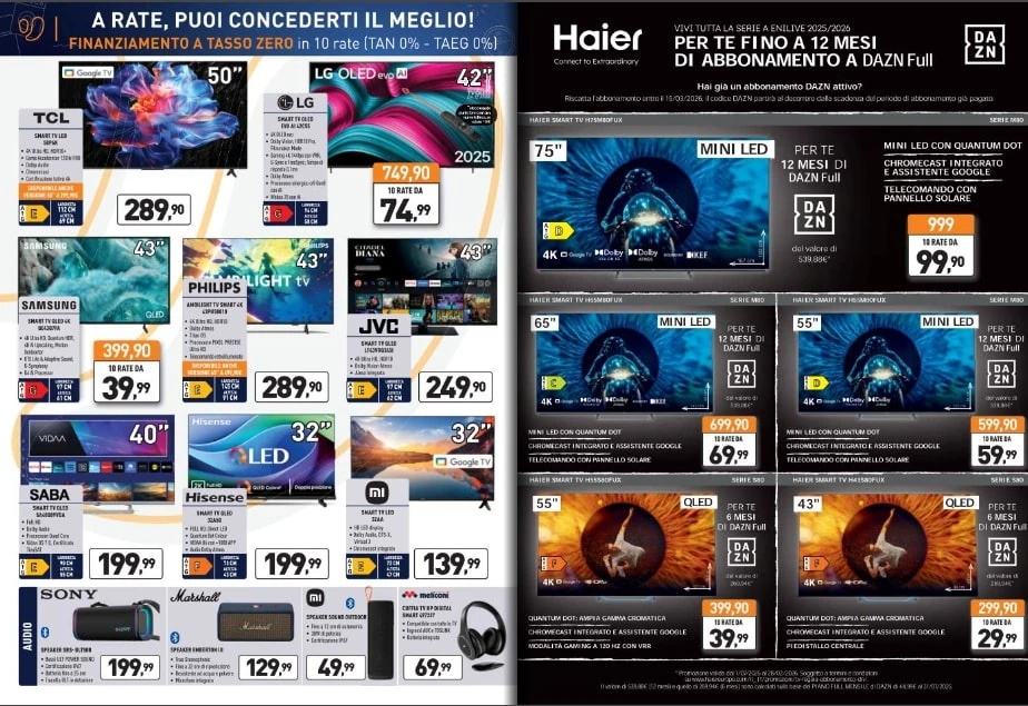 Screenshot unieuro black friday
