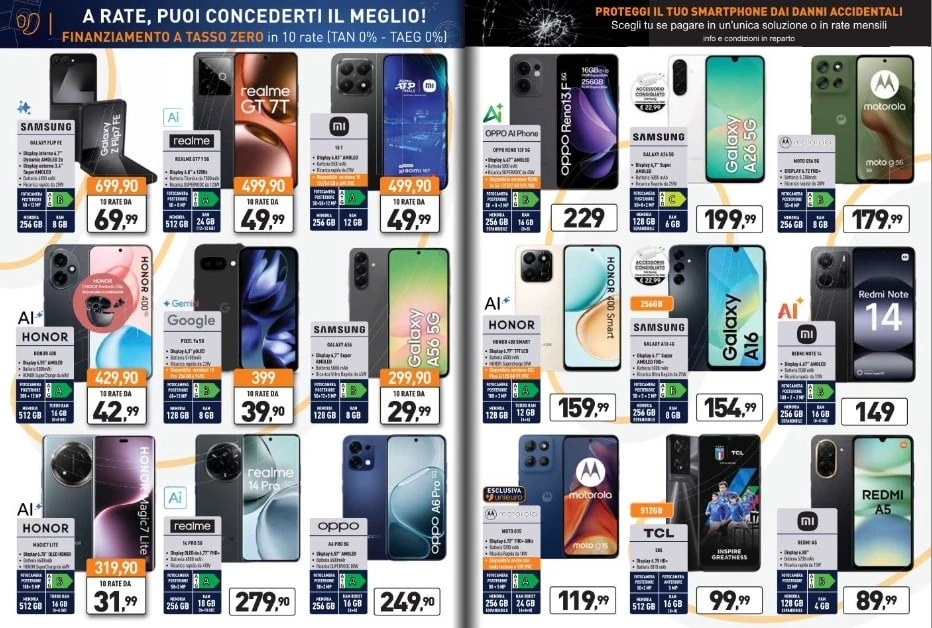 Screenshot unieuro black friday