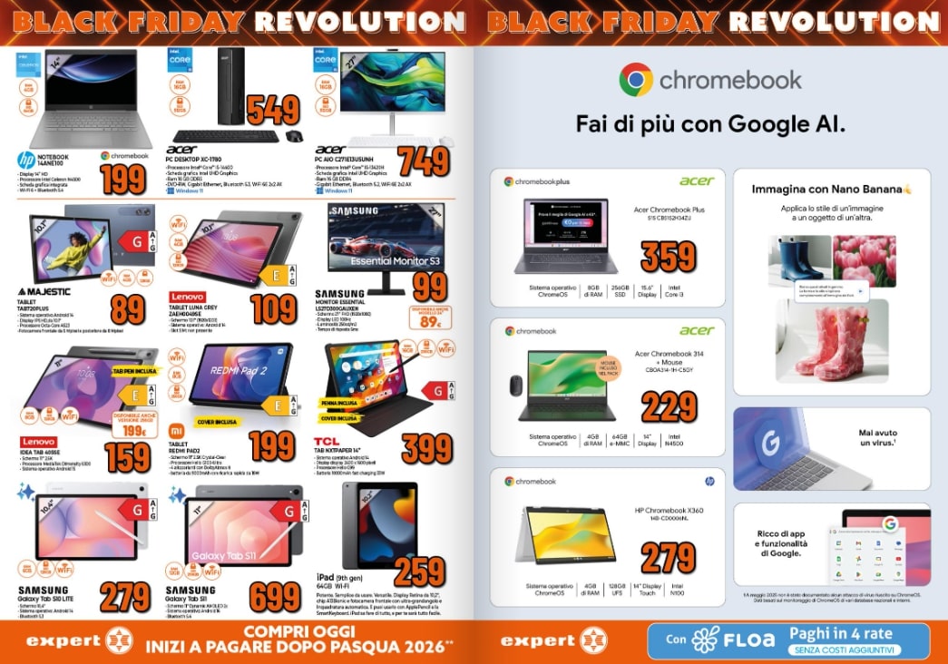 Screenshot volantino expert