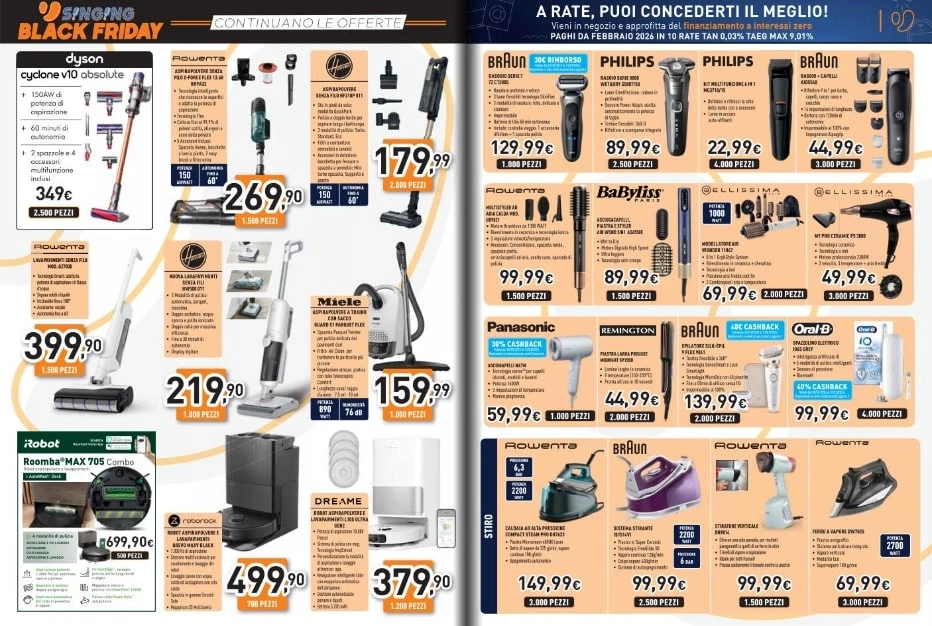Screenshot black friday unieuro volantino