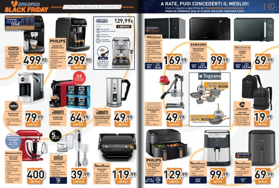 Screenshot black friday unieuro volantino