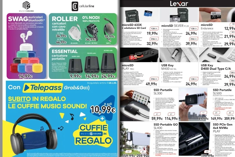 Screenshot black friday unieuro volantino