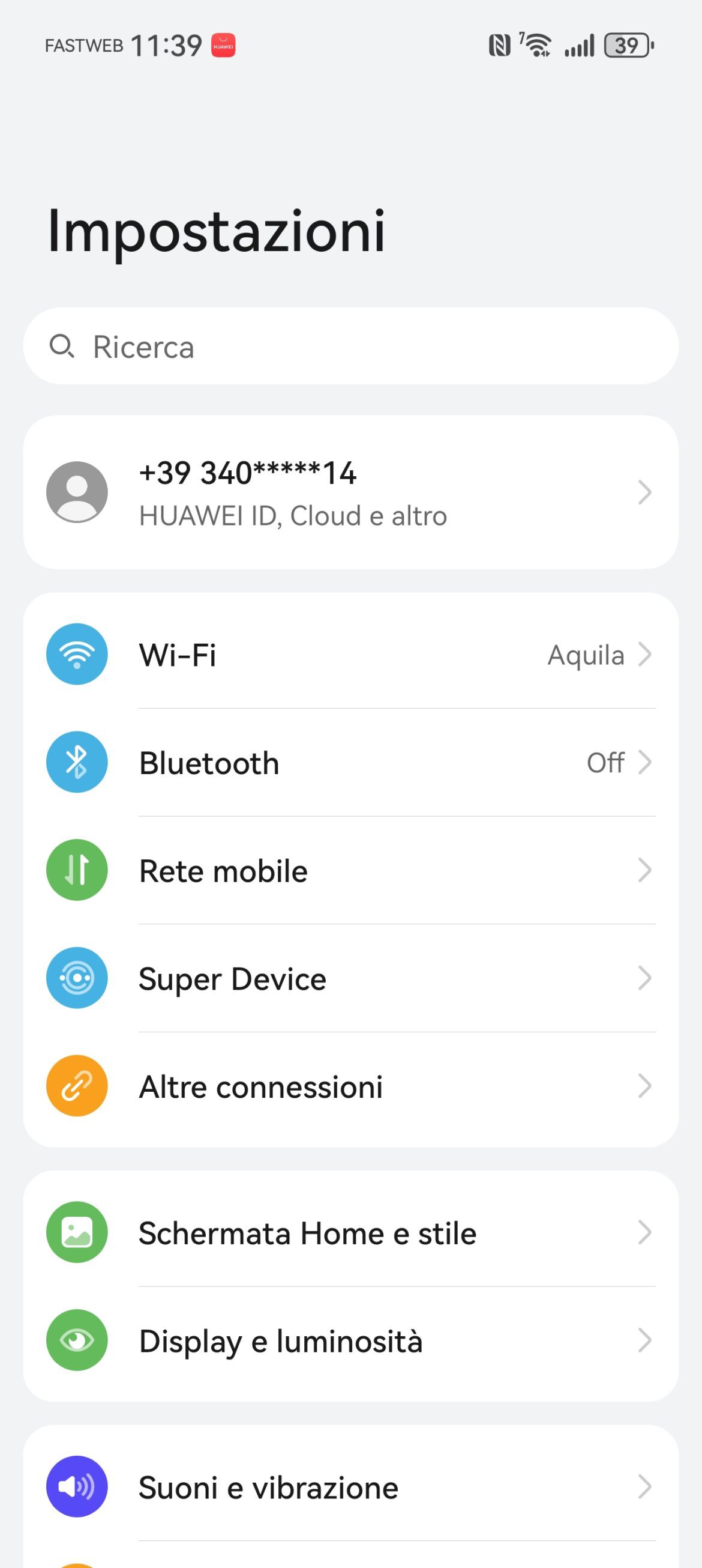 Screenshot com android settings Screenshot com android settings