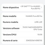 Huawei Pura 80 Pro - immagine 13 Screenshot com android settings