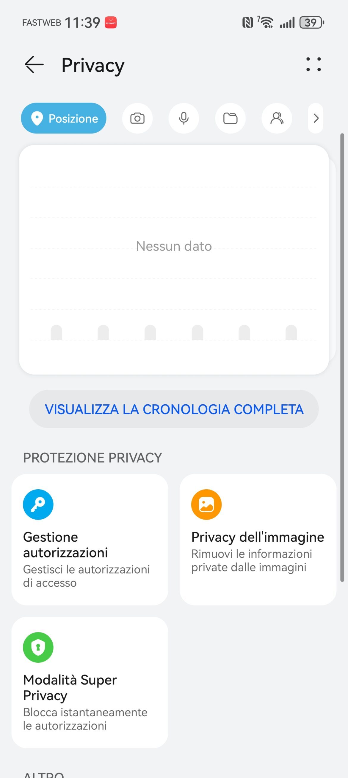 Screenshot com huawei security privacycenter Screenshot com huawei security privacycenter