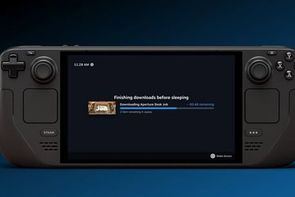 Steam Deck si aggiorna: arrivano i download anche con lo schermo spento