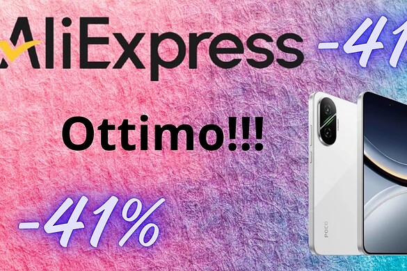 Poco F7 5G, super prezzo solo su Aliexpress, OCCASIONE