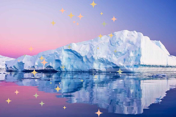 Granelli interstellari che riscrivono la storia del clima artico