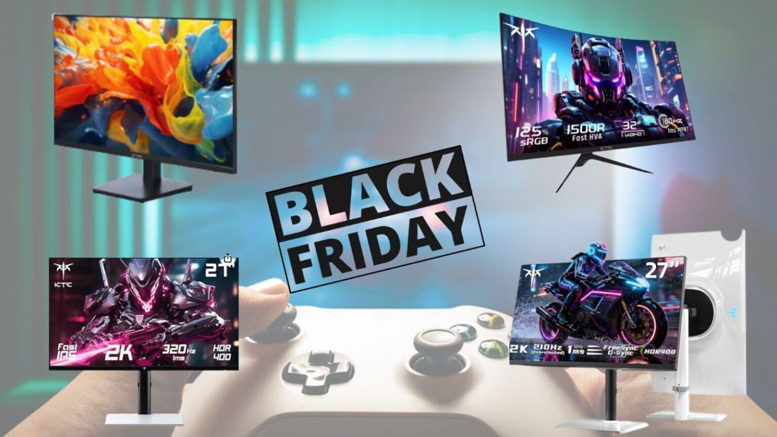 KTC: tanti sconti per il Black Friday, i monitor da gaming sono in offerta