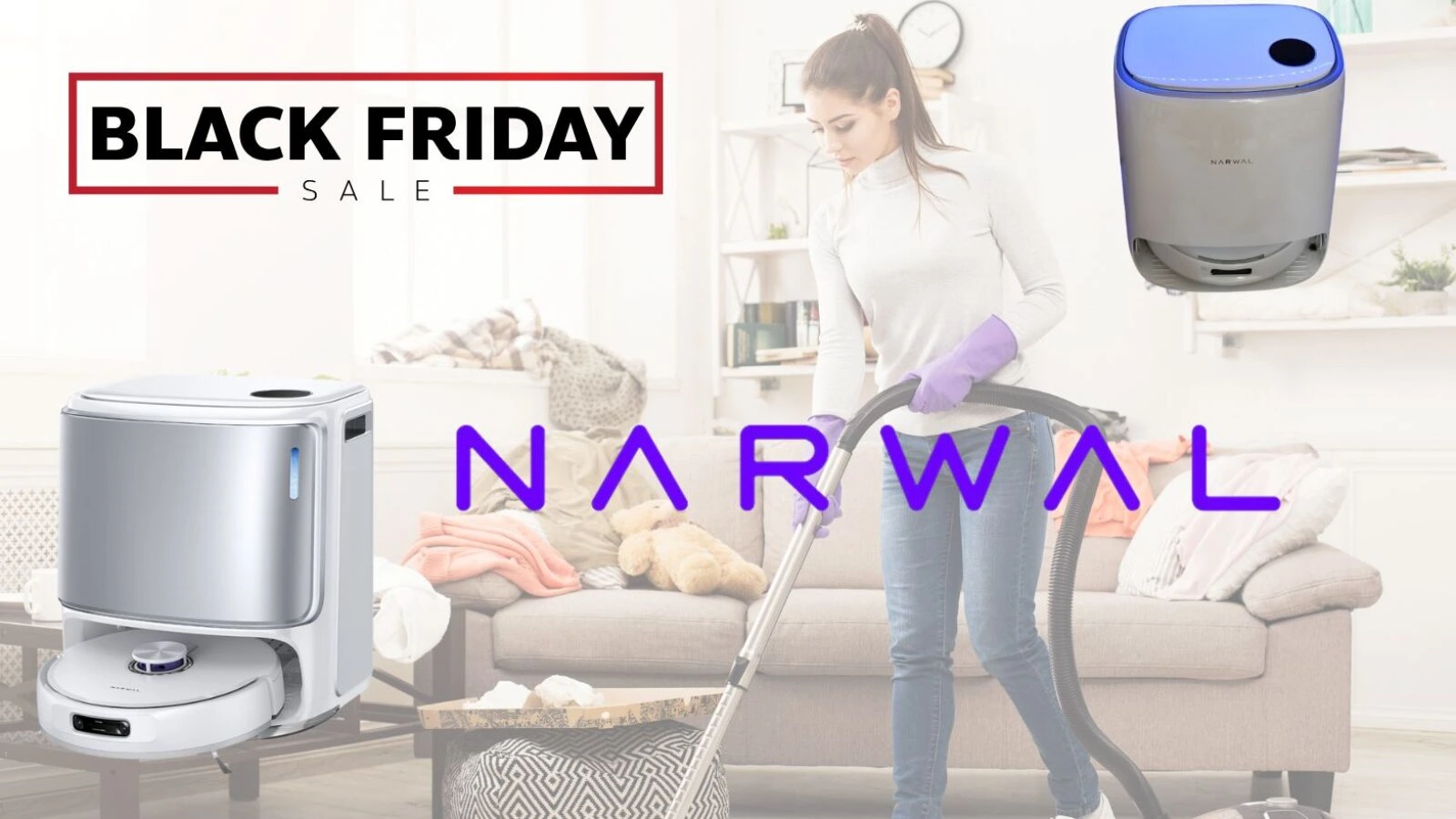 Amazon: sconti assurdi sui migliori robot aspirapolvere Narwal nel Black Friday