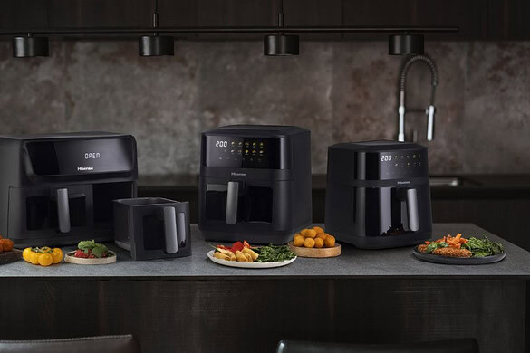Hisense mostra le nuove friggitrici ad aria per una cucina più smart