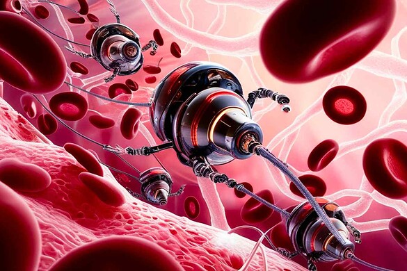 Chirurgia di precisione: nanobot nel flusso sanguigno