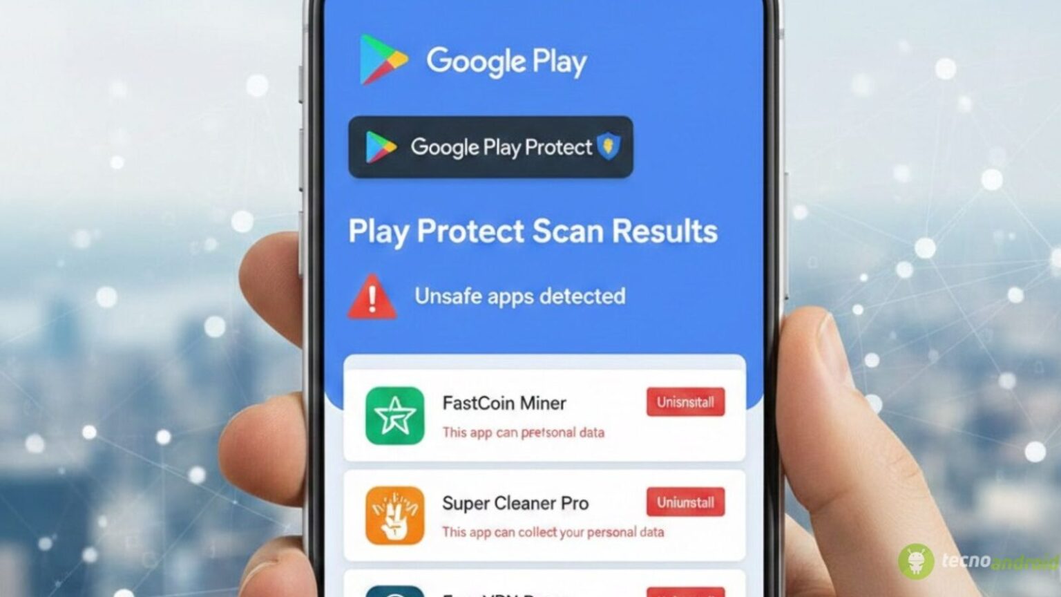 Google Play Protect amplia la protezione con la pagina dedicata alle app non sicure