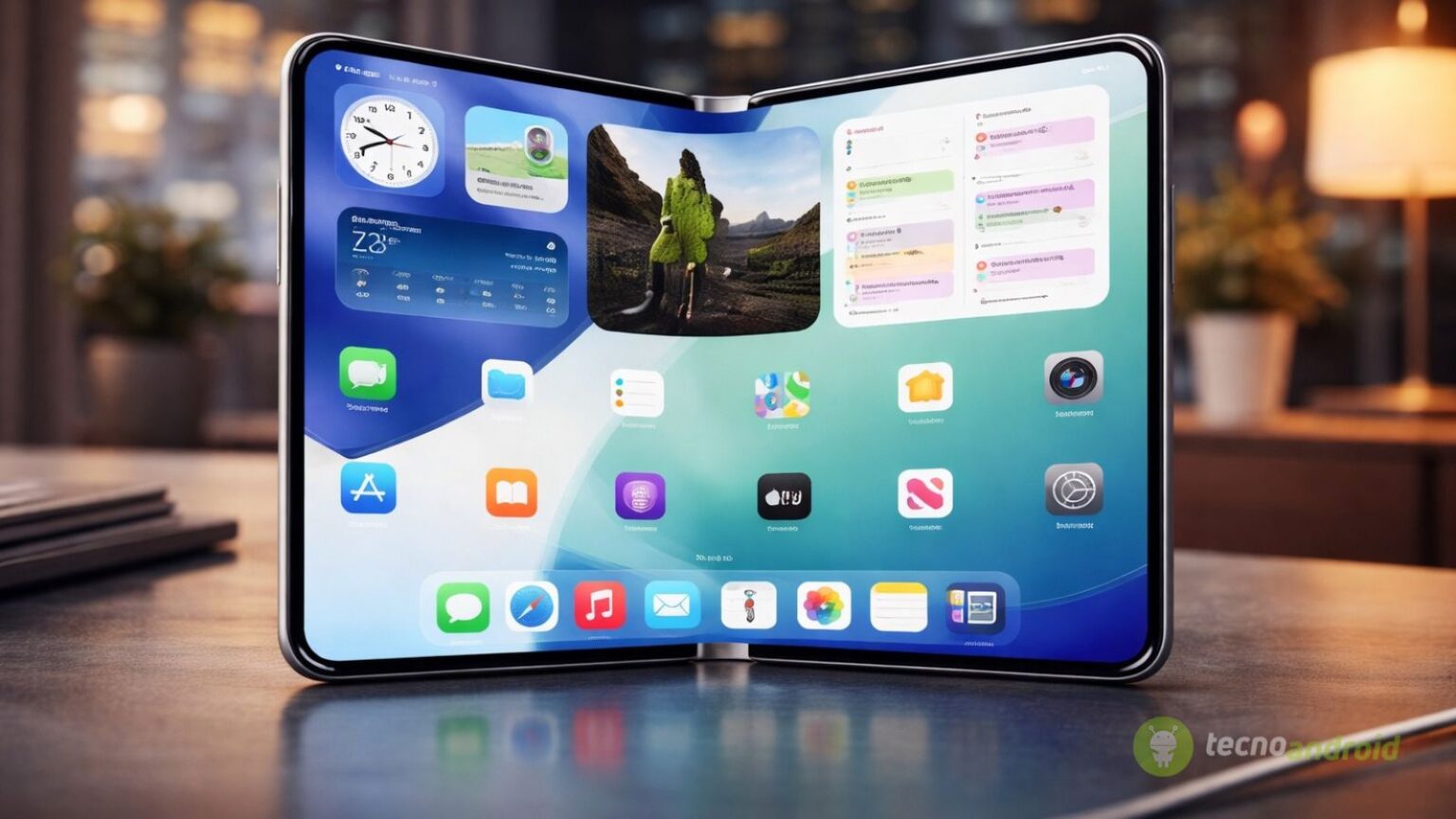 iPhone pieghevole: un display più largo che alto, vicino all’esperienza iPad