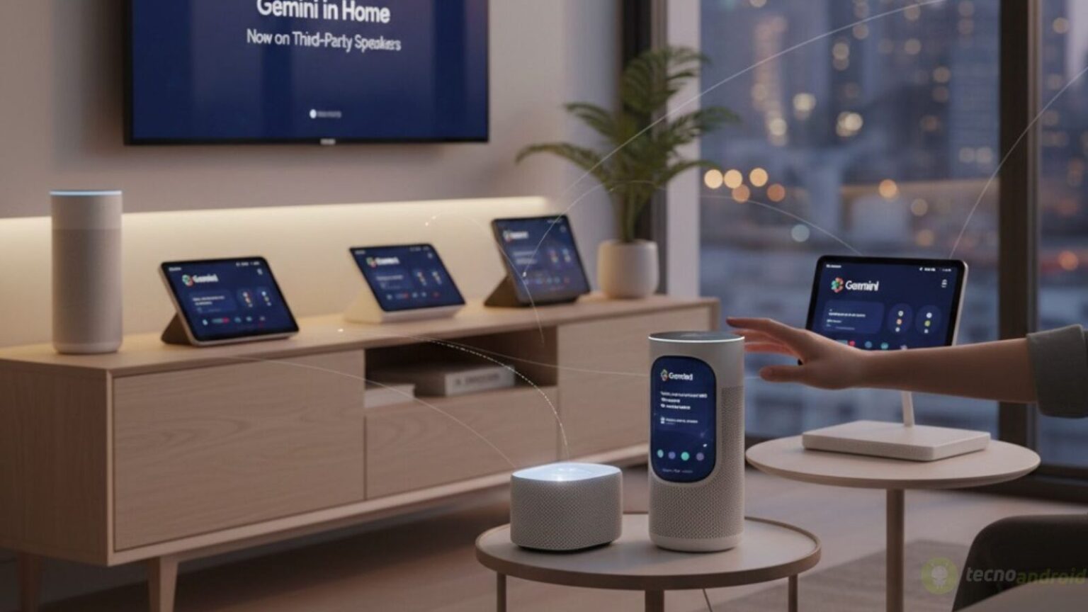 Gemini in Home arriva anche sugli smart speaker di terze parti