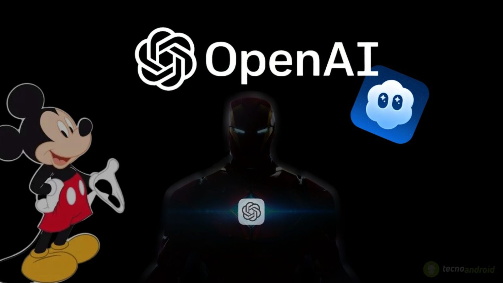 Disney e OpenAI: accordo triennale per portare Topolino e Iron Man su Sora e ChatGPT