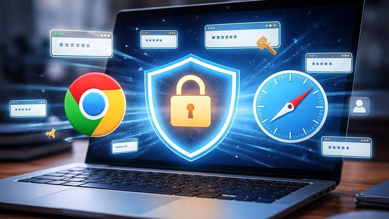 Sicurezza informatica e privacy su dispositivi digitali.