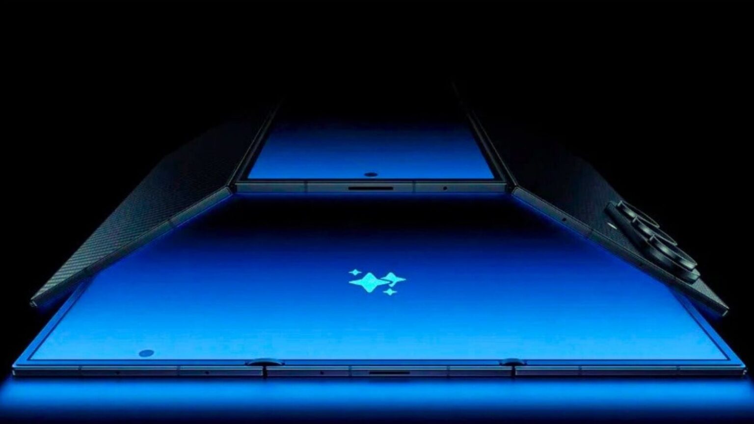 Smartphone pieghevole con display innovativo e fotocamere avanzate per appassionati di tecnologia.