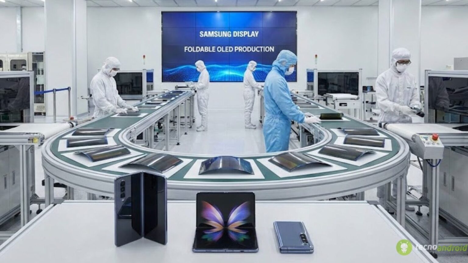 Samsung Display: 11 milioni di pannelli OLED per il primo iPhone pieghevole