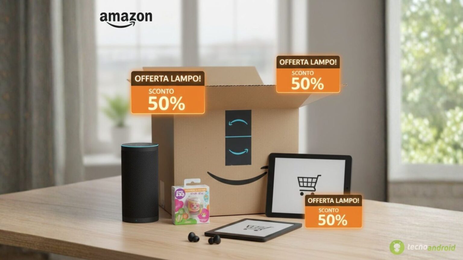 Amazon supera le offerte del Black Friday: a Natale la tecnologia è quasi gratis