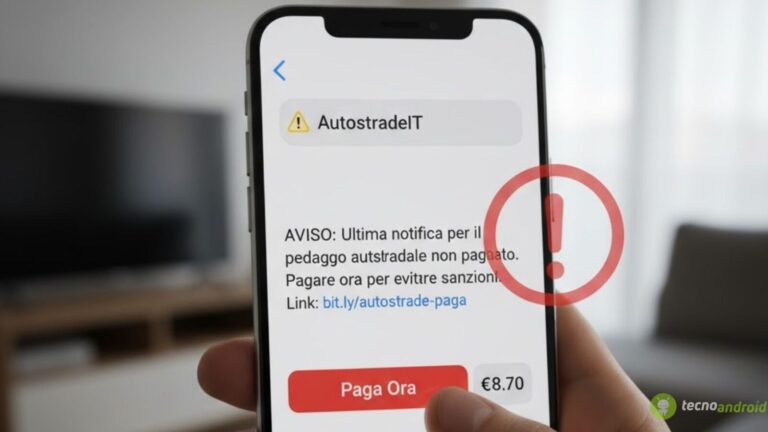 Autostrade per l’Italia: circola un nuovo SMS truffa sul falso pedaggio non pagato