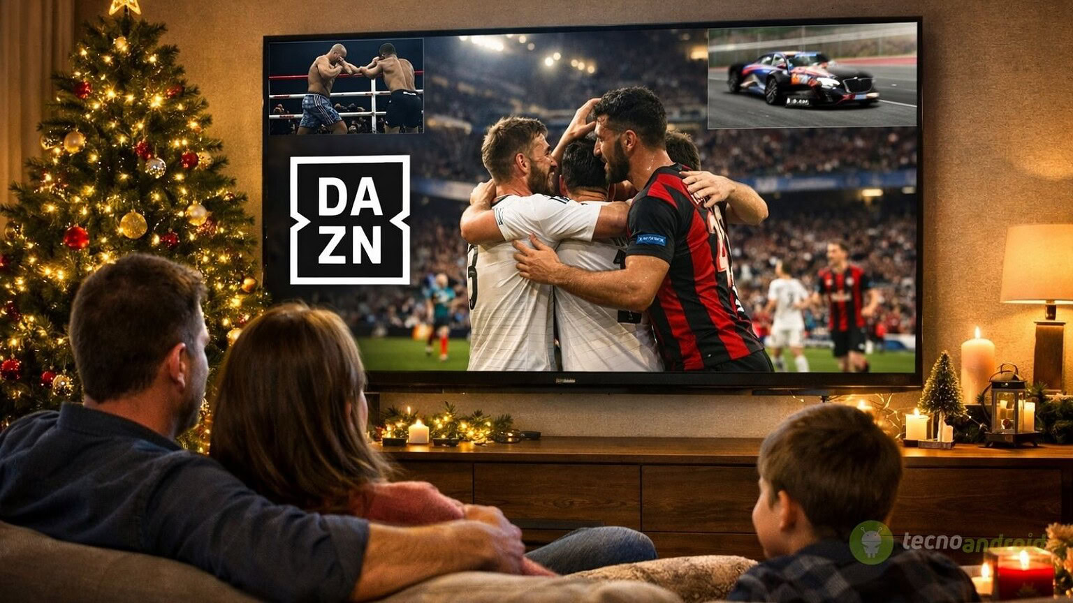 DAZN lancia sconti natalizi su Full e MyClubPass per clienti selezionati