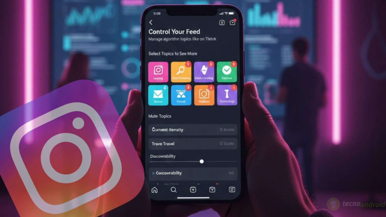 Instagram: un controllo più preciso sugli argomenti dell’algoritmo, come TikTok