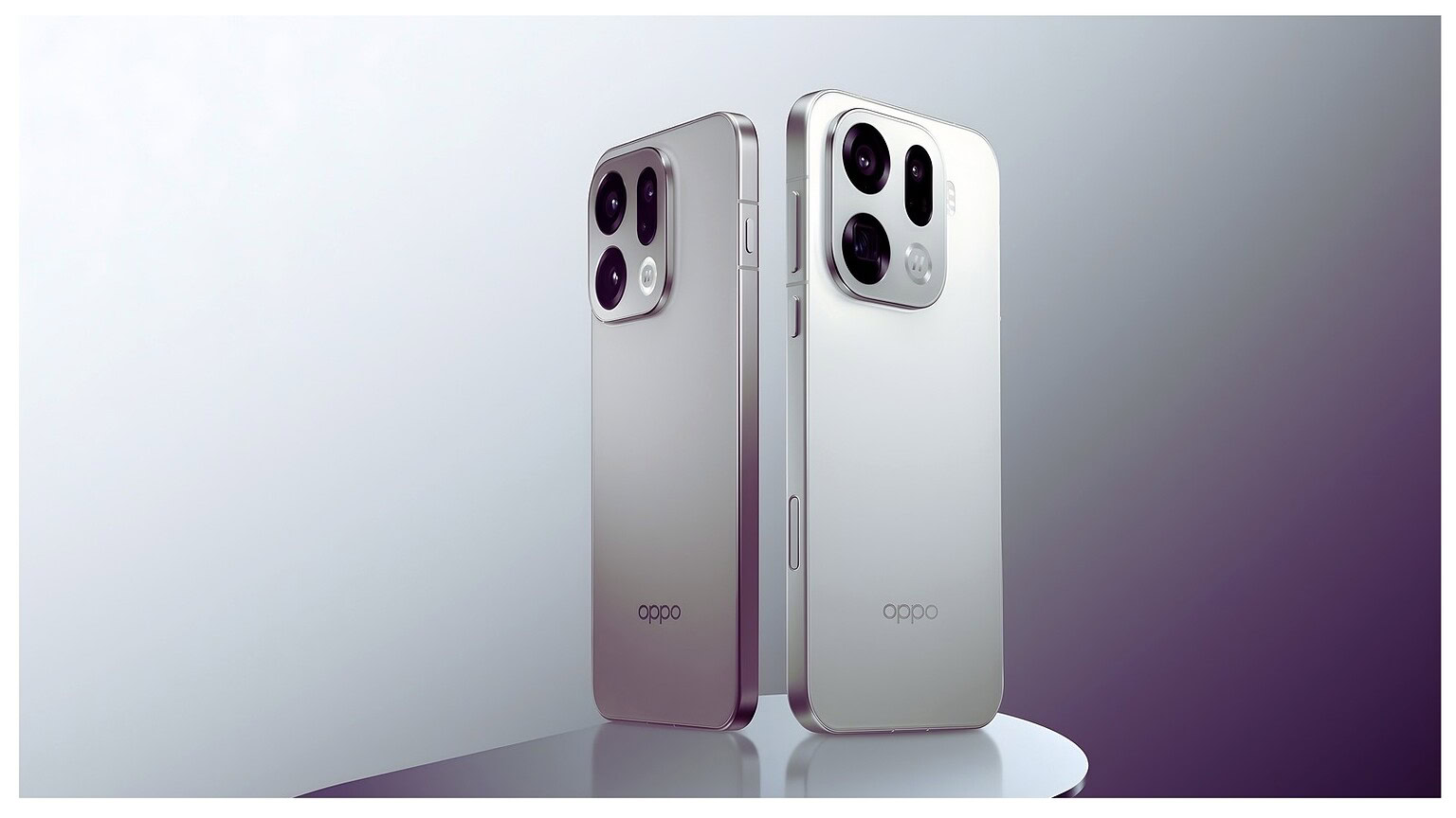 Due smartphone Oppo con fotocamere multiple, design moderno e processori potenti, ideali per utenti che cercano tecnologia di livello superiore e prestazioni elevate.