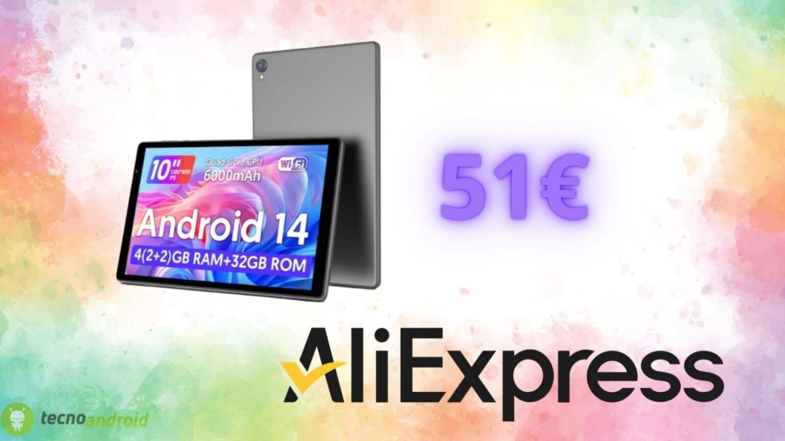 AliExpress impazzisce a Natale con il tablet Android a soli 50 euro