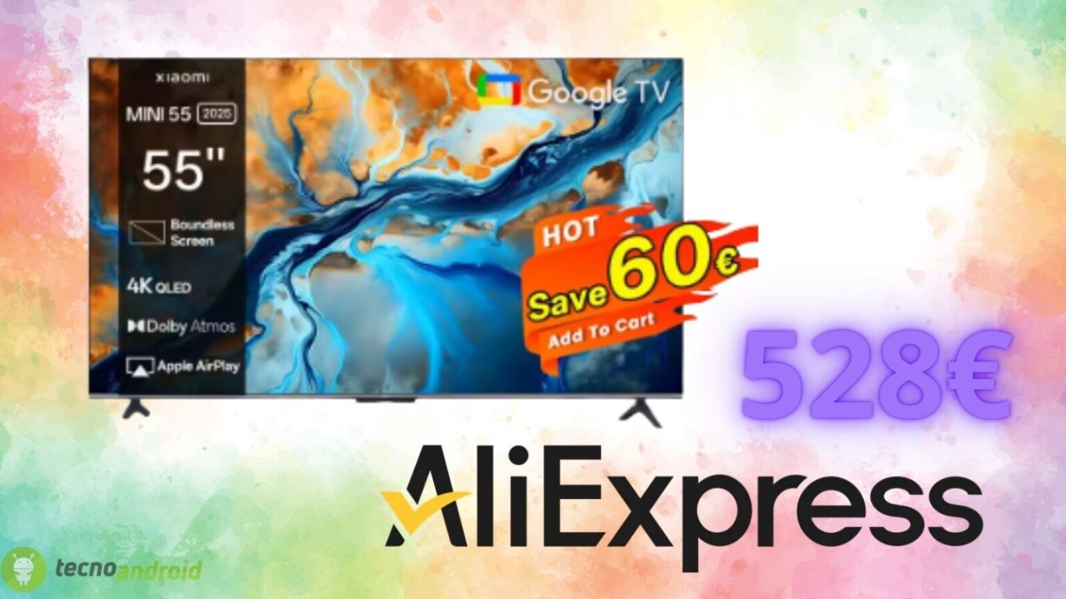 Xiaomi, la smart TV in sconto con l'offerta più folle di AliExpress