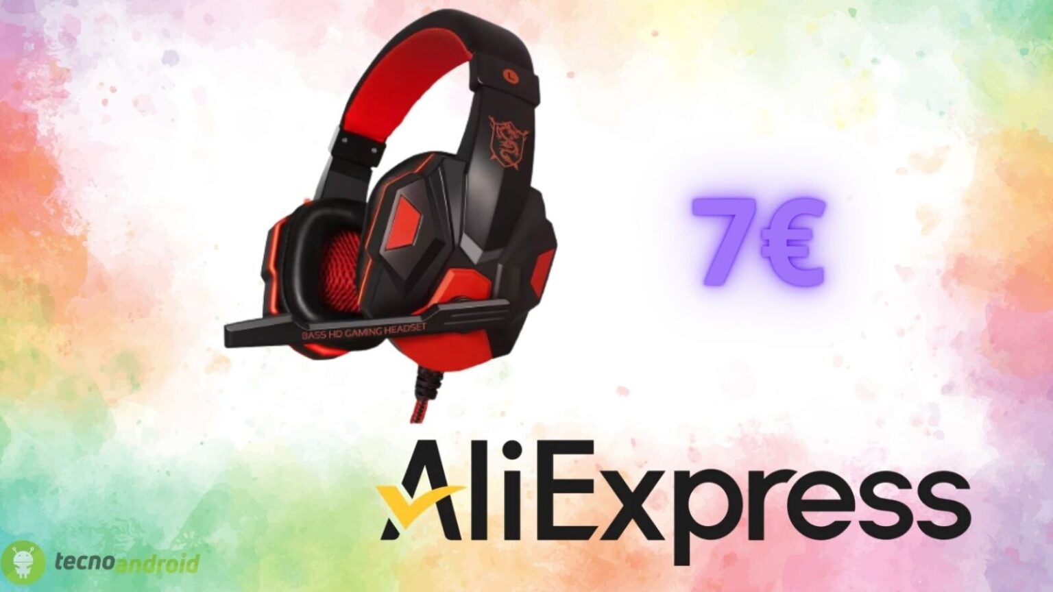 AliExpress, che prezzo sulle cuffie da gaming: costano solo 7 euro