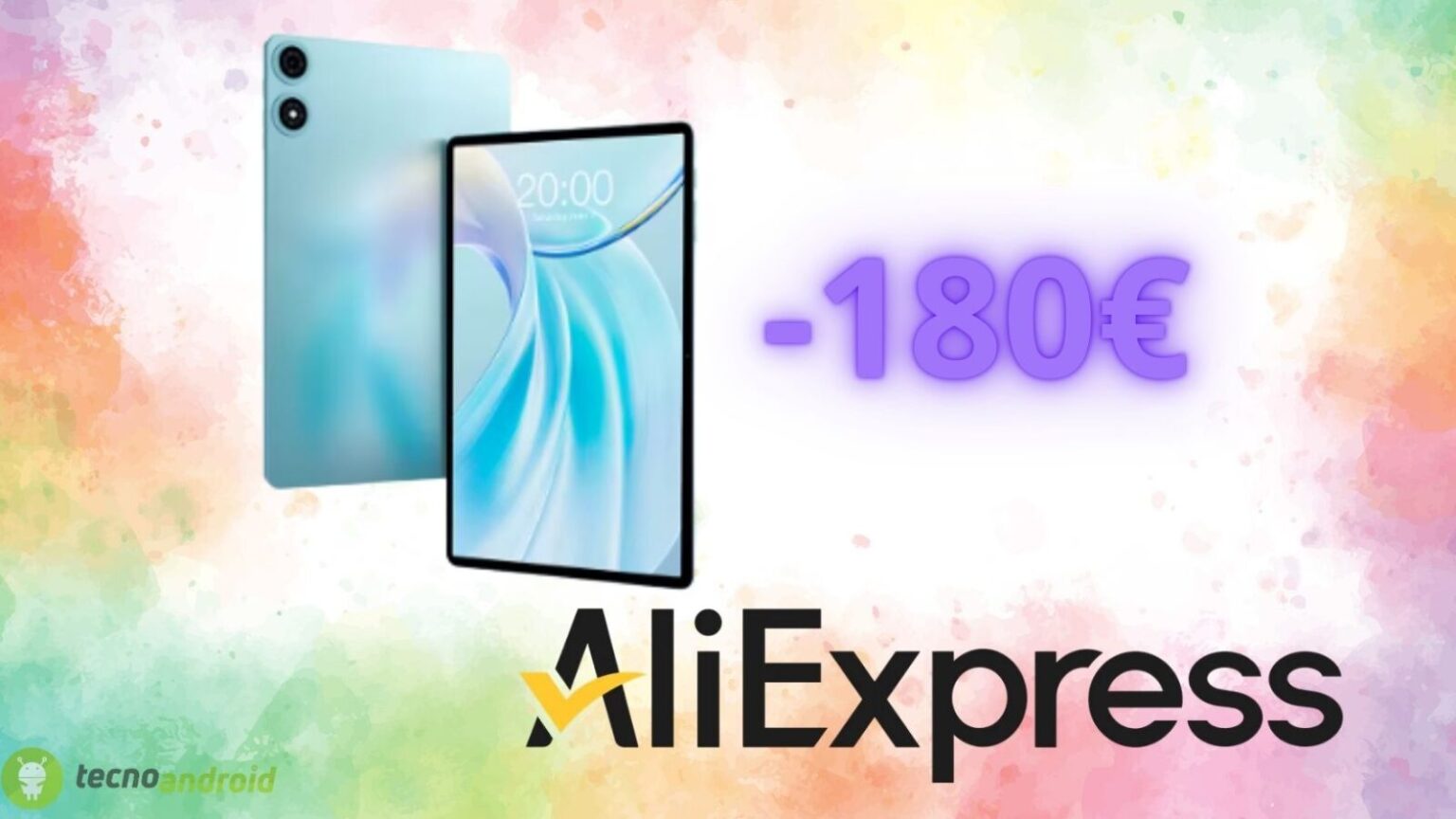 AliExpress, che occasione per il tablet Teclast P50: sconto di 186 euro
