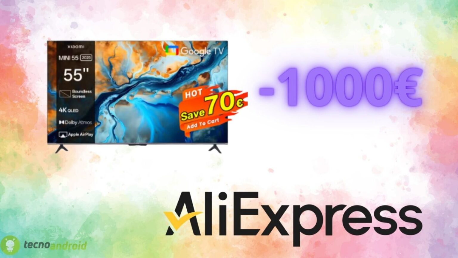 Smart TV Xiaomi in SUPER OFFERTA su AliExpress: risparmia tantissimo