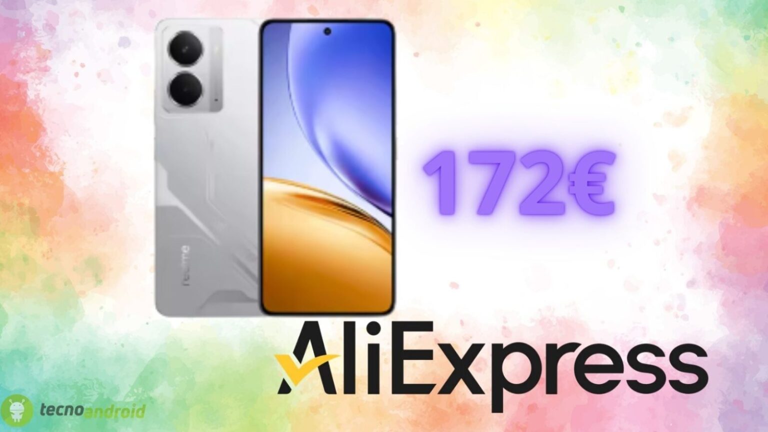Telefono Xiaomi con doppia fotocamera e display a schermo intero, offerta speciale su AliExpress.