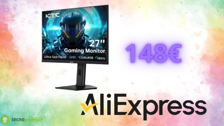 Monitor gaming 27” con pannello ultra-veloce, risoluzione QHD, colori RGB al 133%, frequenza 180Hz, ideale per appassionati di videogiochi e professionisti, prezzo competitivo.