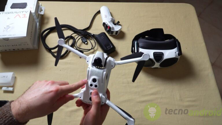 Drone con controller e occhiali VR, tecnologia avanzata per fotografia e videografia aerea. Drone con controller e visore VR, perfetto per riprese aeree, fotografie e divertimento tecnologico, compatibile con dispositivi Android e iOS, ideale per appassionati di droni e gadget tecnologici TECNOANDROID.