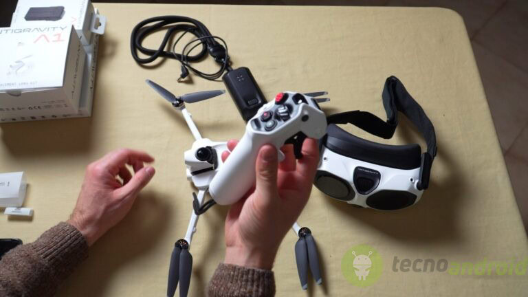 Droni e visore VR TecnoAndroid, tecnologia drone e realtà virtuale, con controller e accessori per esperienze immersive e videoriprese avanzate. Drone quadricottero con telecamera e visore VR per esperienze di realtà virtuale e fotografia aerea, accessori tecnologici per appassionati di droni e gaming.