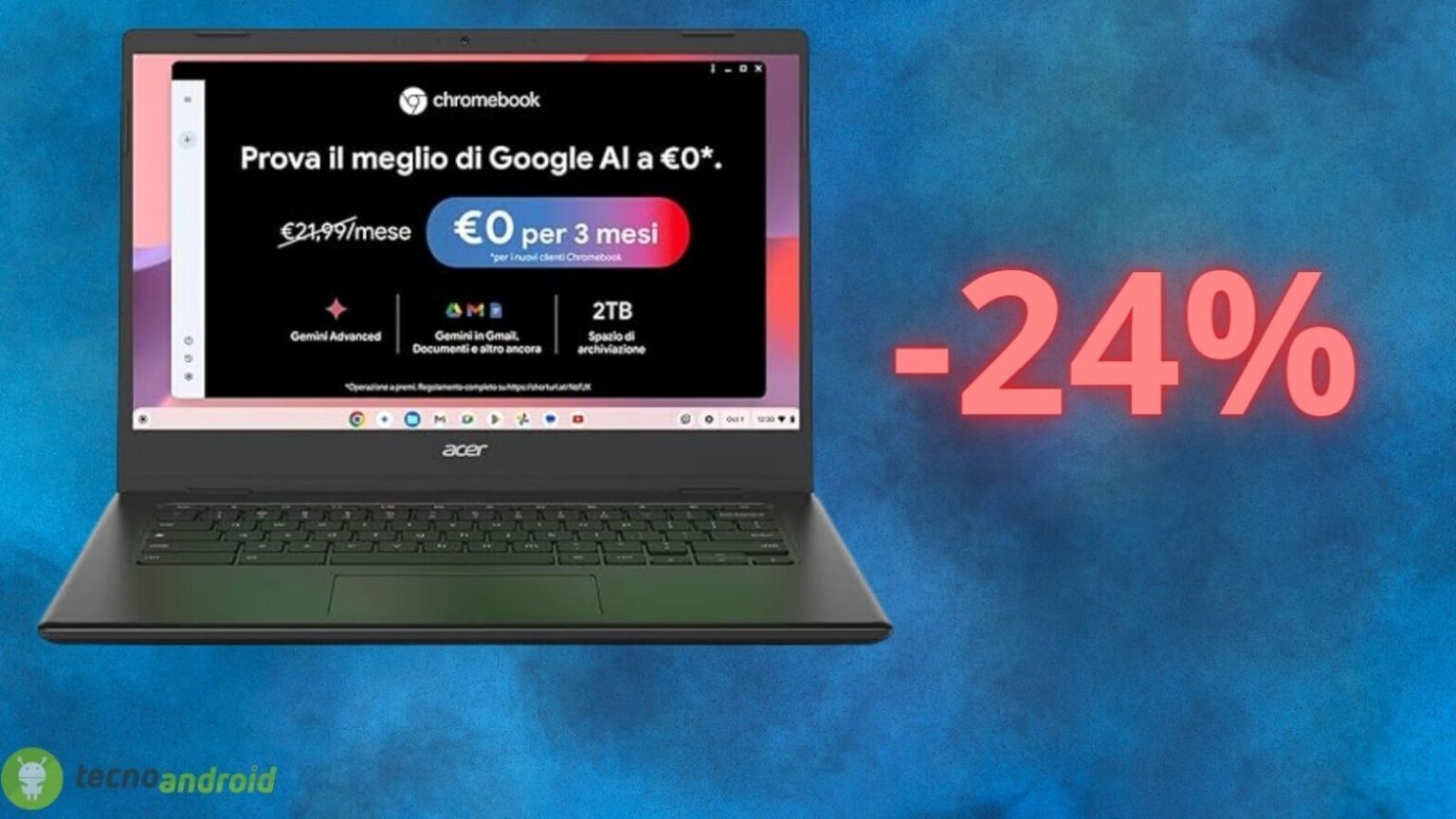 Amazon, che offerta da SOGNO: Acer Chromebook 314 è in FORTISSIMO sconto