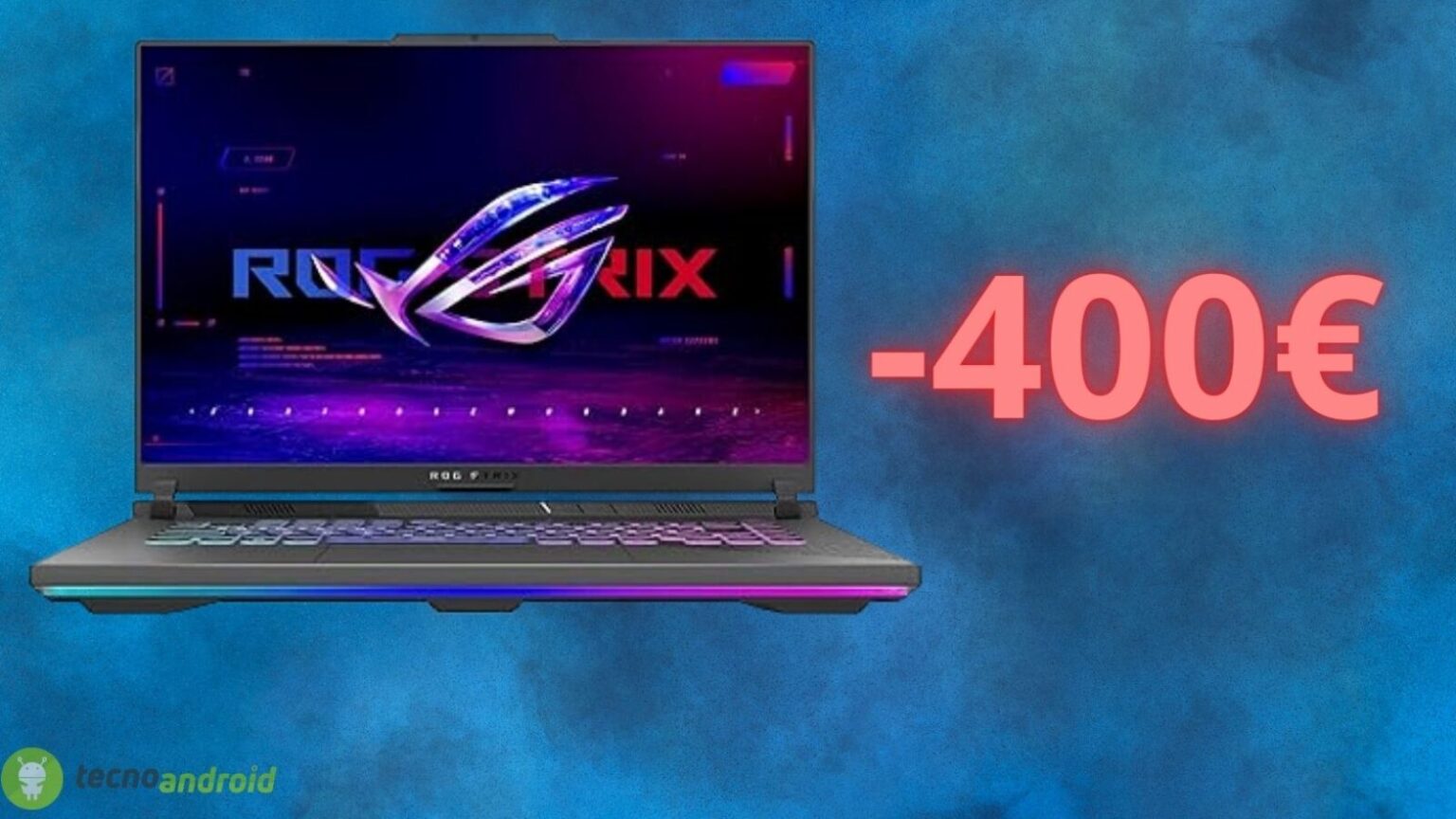 Amazon SHOCK con l'offerta di 400 euro sull'Asus ROG Strix G16 (2025)