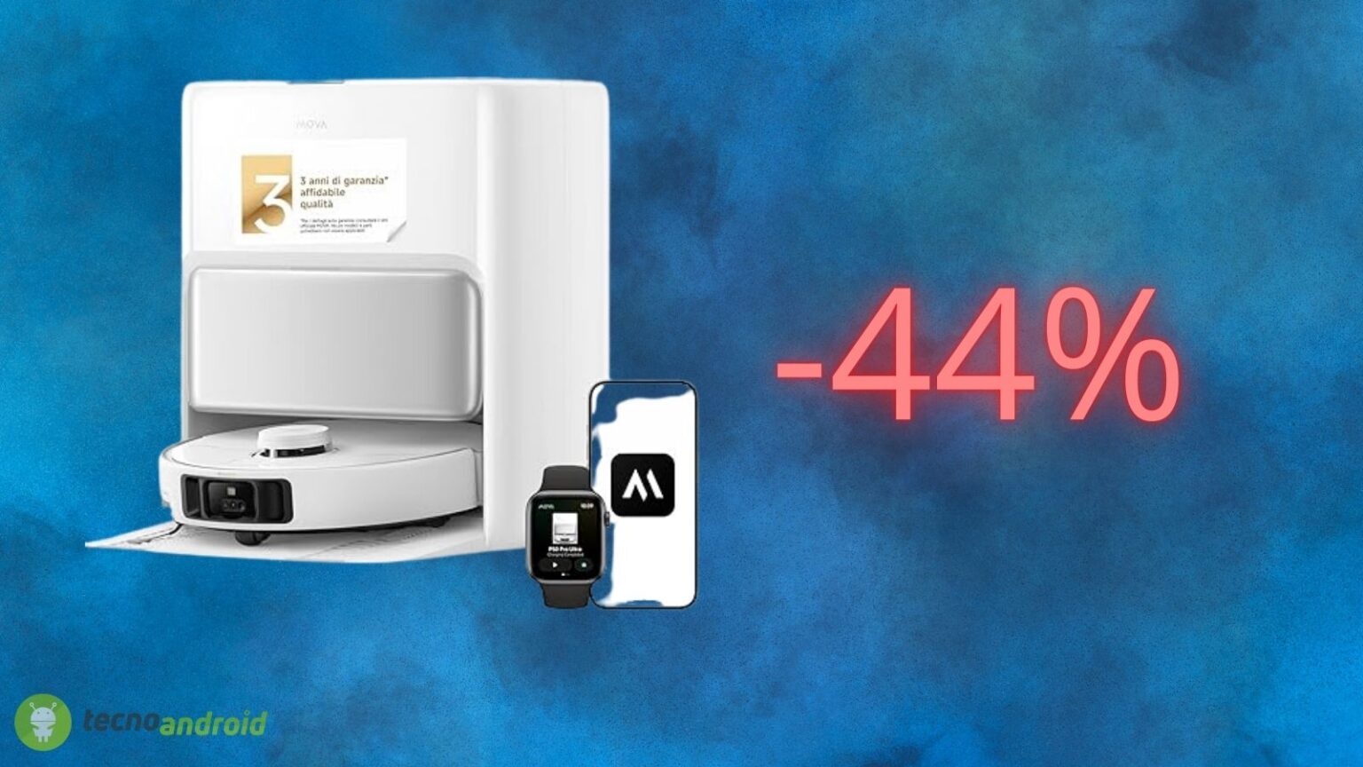 Amazon ABBATTE il prezzo del robot aspirapolvere Mova P50 Pro Ultra