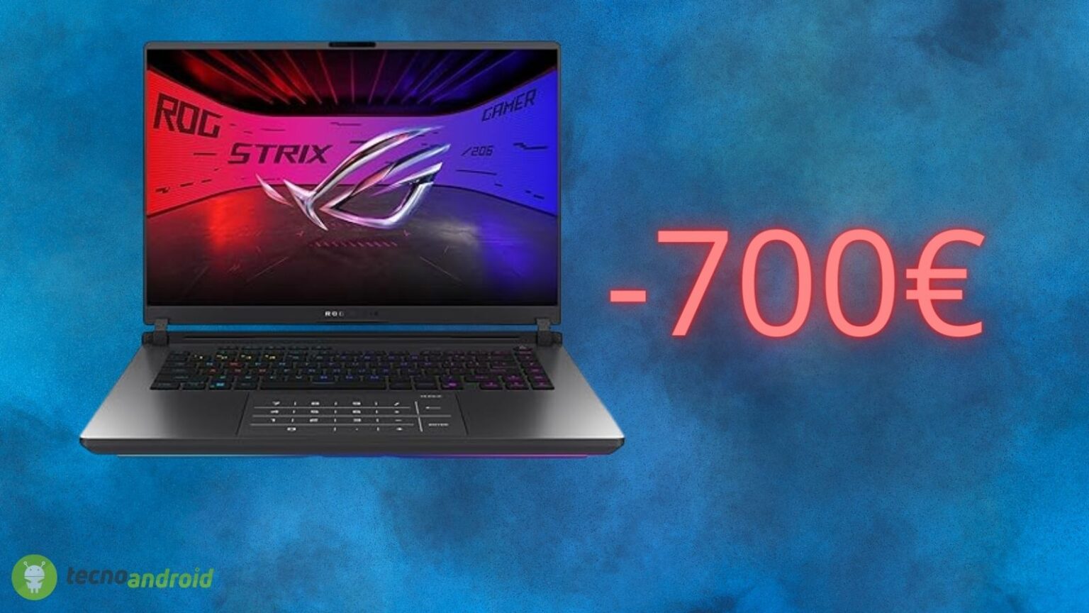 Amazon è impazzita: oltre 400 euro di sconto sull'Asus Rog Strix G16