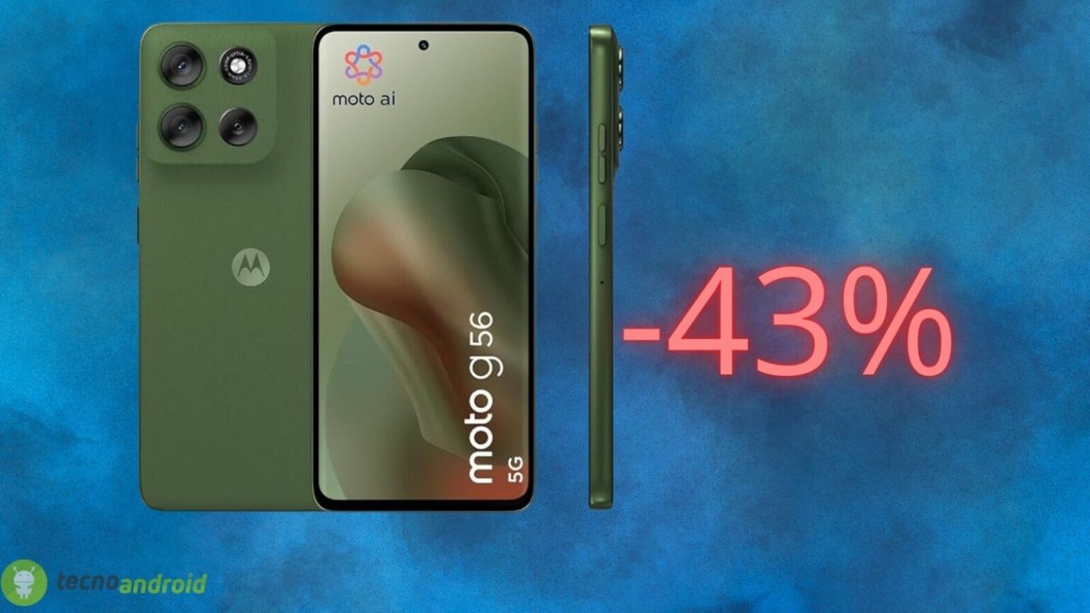 Amazon IMPAZZISCE con lo sconto del 43% sullo smartphone Motorola Moto